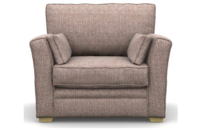 Heart of House Malton Fabric Cuddle Chair - Oyster